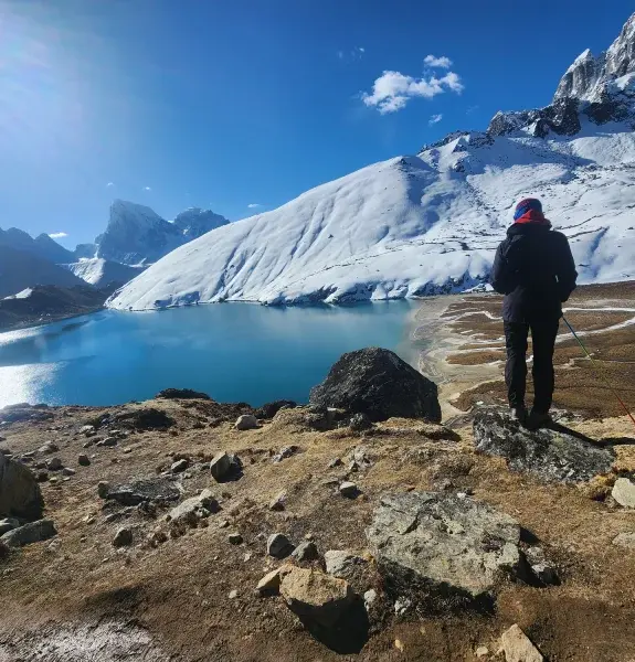 Randonnée au col de Gokyo Chola