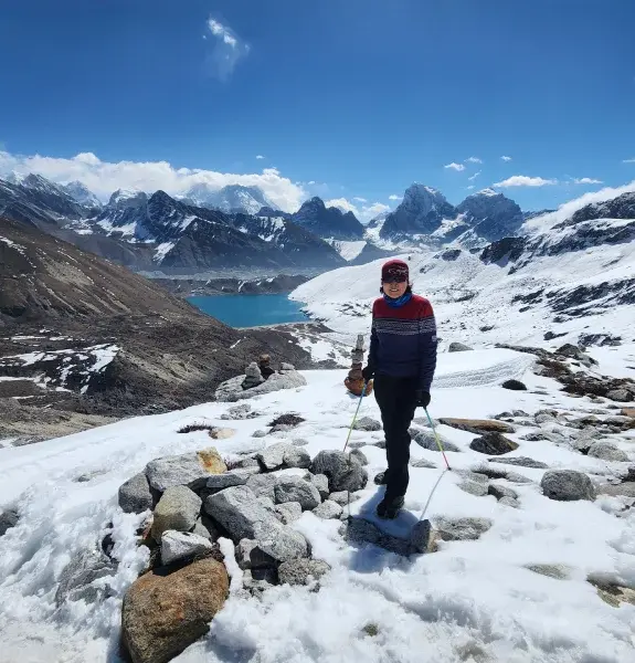 Itinéraire du trek du col de Gokyo Chola