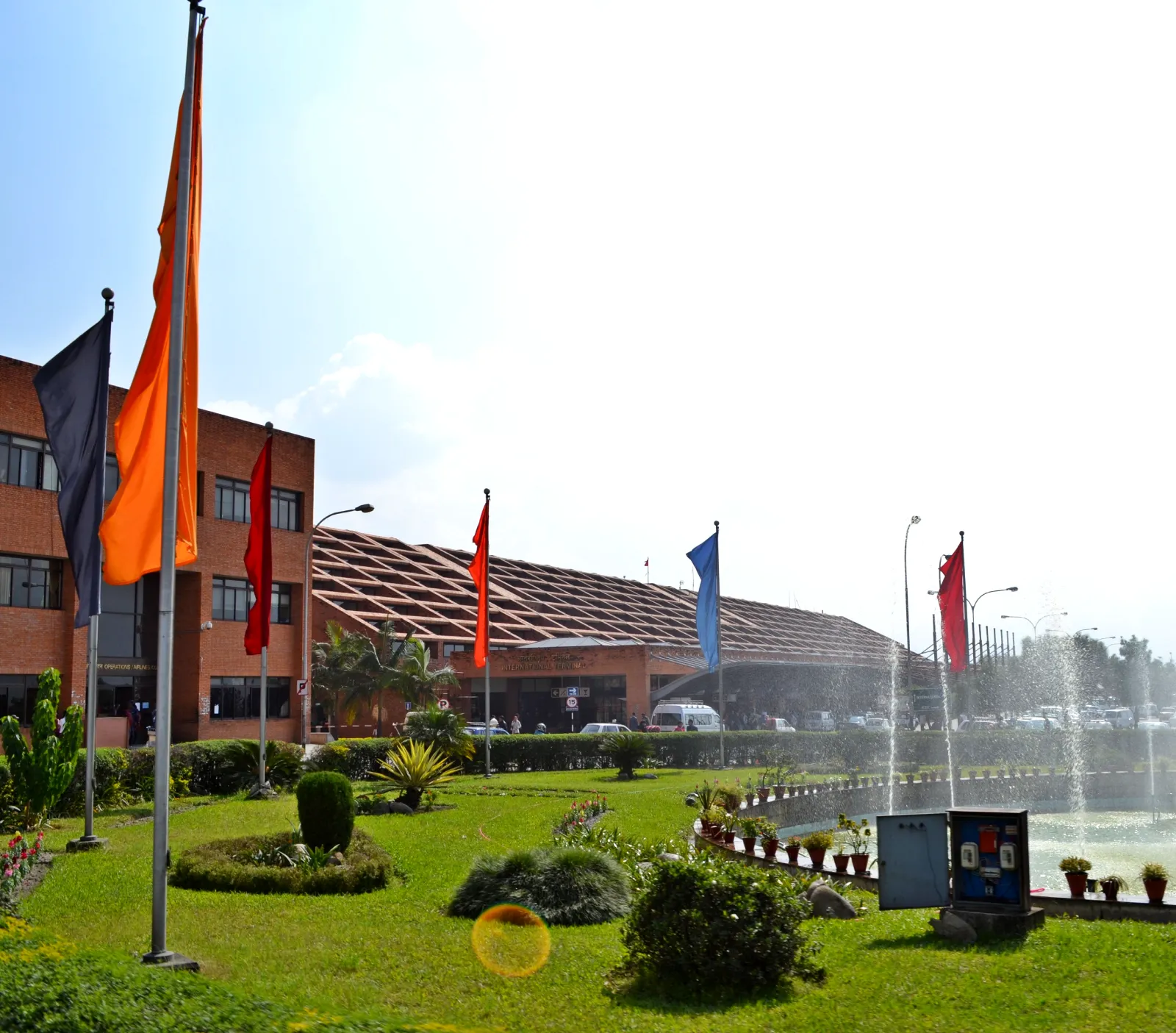 International Airport in Kathmandu
