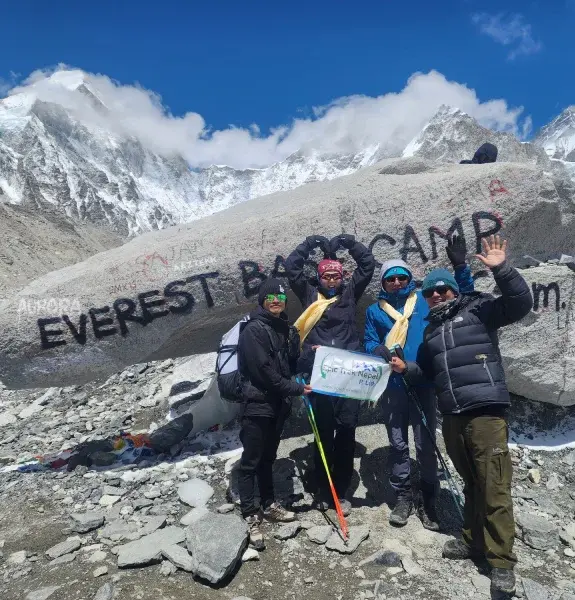 Trektocht van Pikey Peak naar Everest-basiskamp