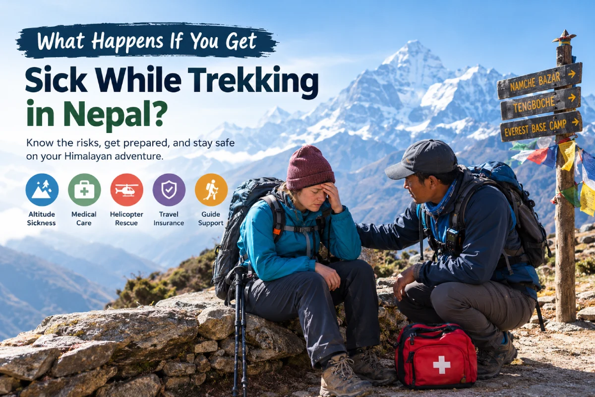what happens if you get sick or injured while trekking in Nepal