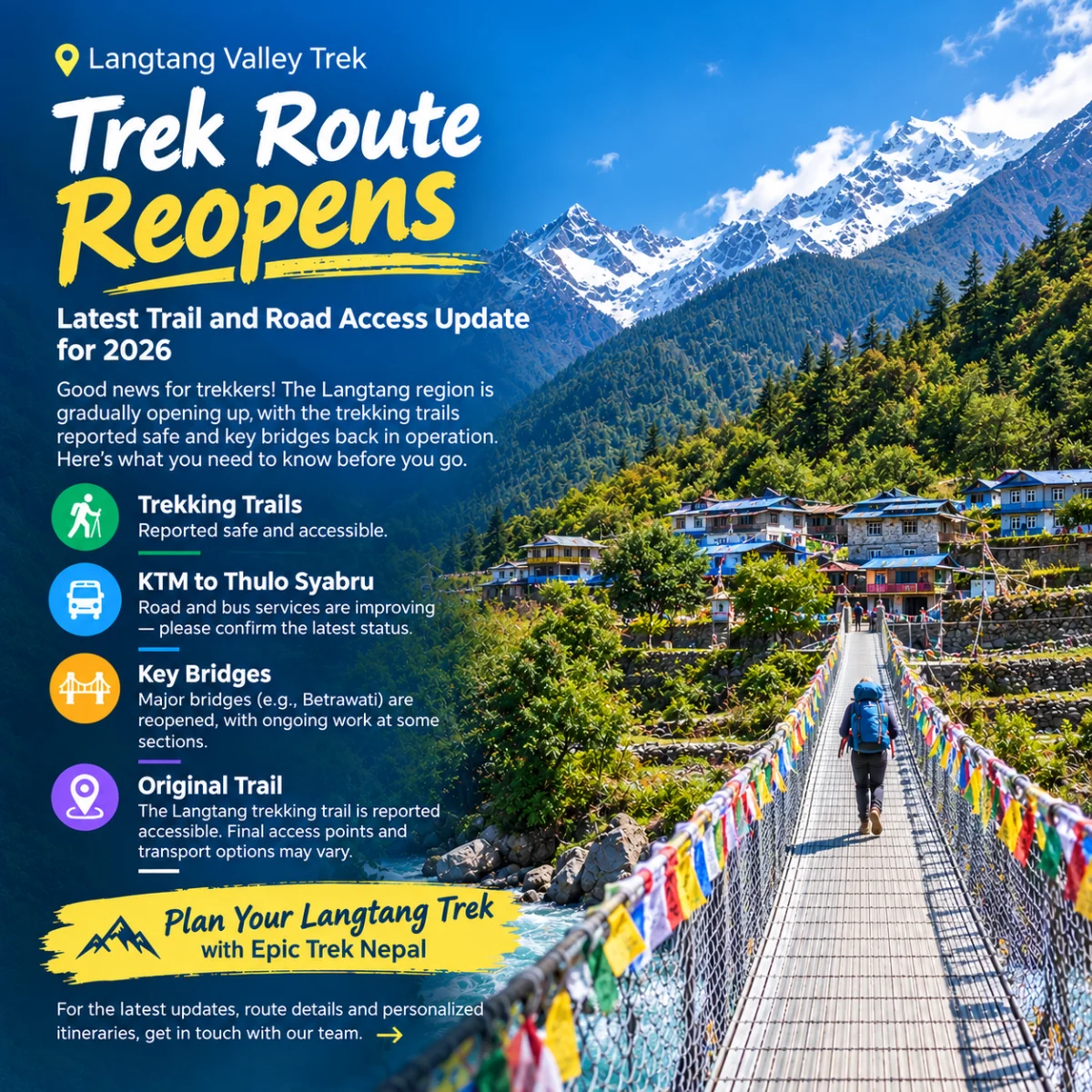 Langtang Trek Update 2026