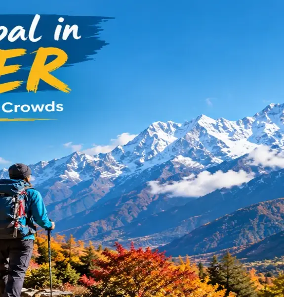 Trekking in Nepal in October