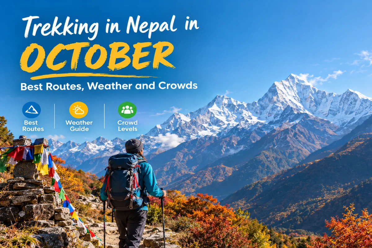 Trekking in Nepal in October